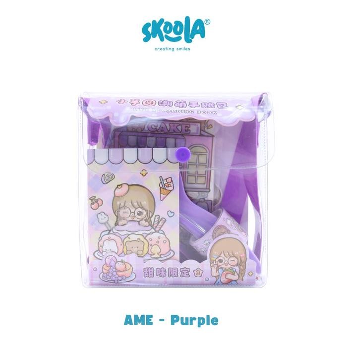 

Skoola Stationery Sticker Set Notebook Jurnal Washi Paper Tape Scrap Stiker Anak Perempuan Kado