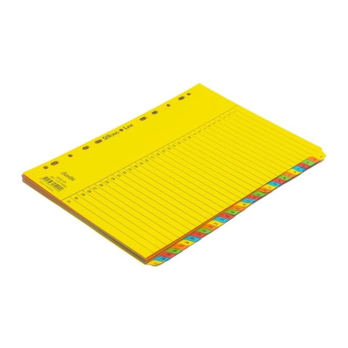 

Divider Index Bantex A4 1-31 - Carton Cardboard Loose Leaf 6052 Kode 890
