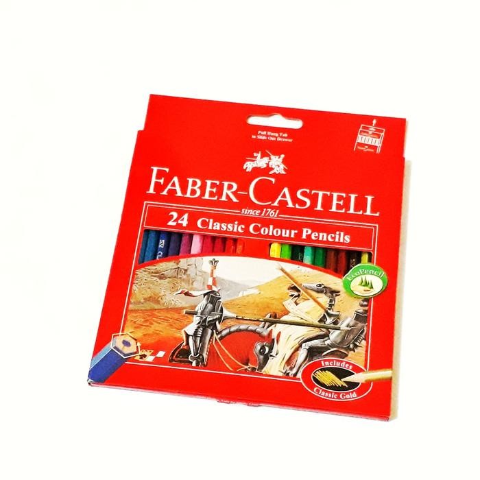 

Pensil warna Faber Castell 24 warna Classic