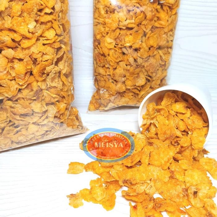 

Diskon! Promo Jagung Geprek Pedas Manis Snack Renyah Murah 1Kg