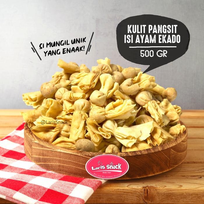

Diskon! Promo Kulit Pangsit Isi Ayam Sarikaya Snack Gurih 500Gr