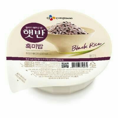 

Diskon! Promo Korean Cj Cooked Rice Hetbahn Black Rice Bean 210G Nasi Instan Korea