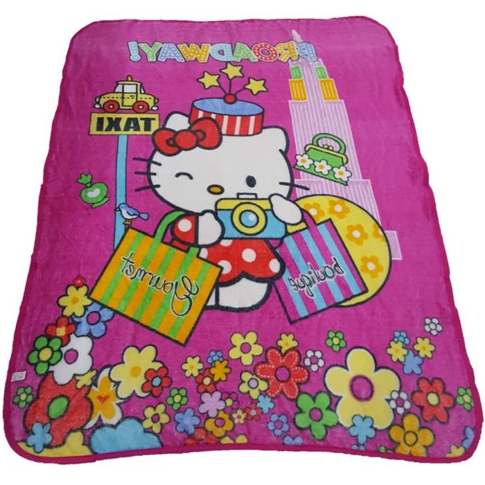 Selimut Hello Kitty / Selimut Bayi / Selimut Lembut Dan Halus Hello Kitty