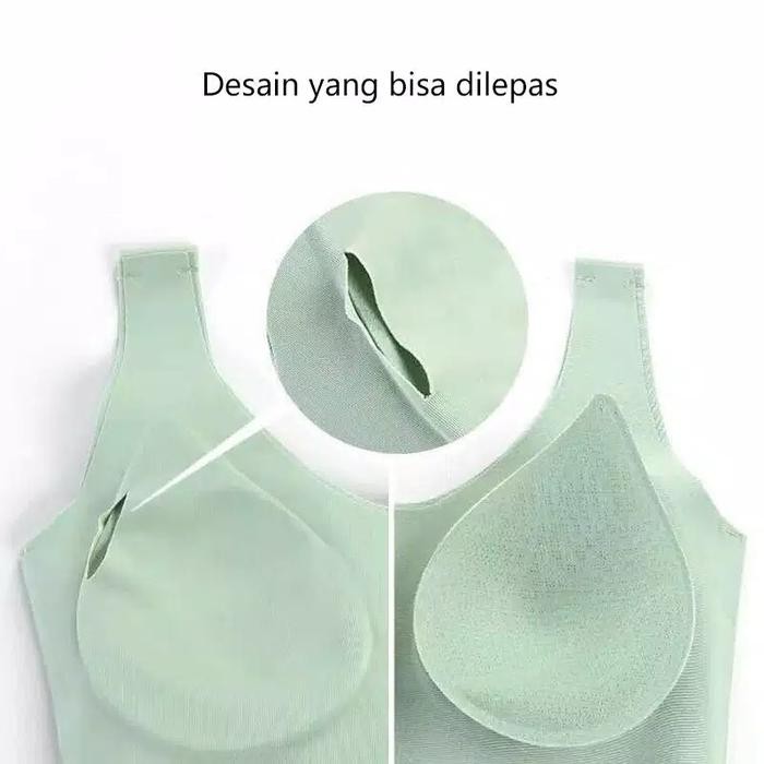 SPORT BRA SEAMLESS ZIBILOVA THAI BRUKAT LEMBUT