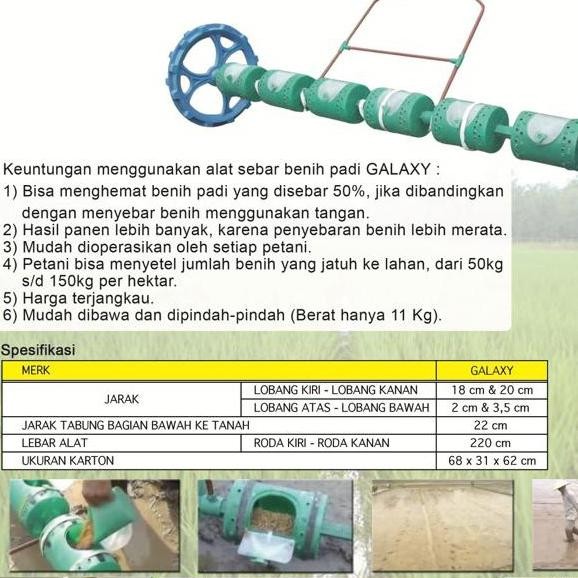 (SG)Alat Sebar Benih Padi / Tabela Galaxy ( Paddy Seeder )
