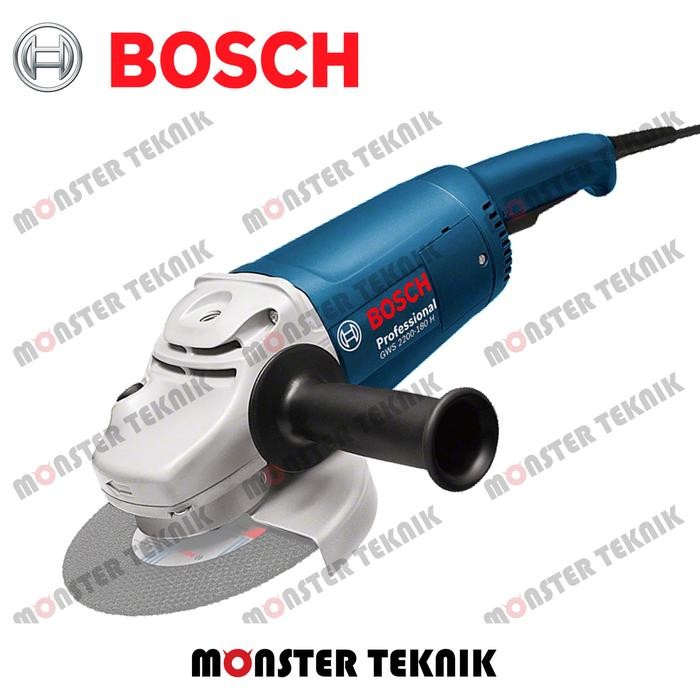 Terlaris Mesin Gerinda Bosch 7Inch Gws 2200-180 Angle Grinder 7" Gws2200