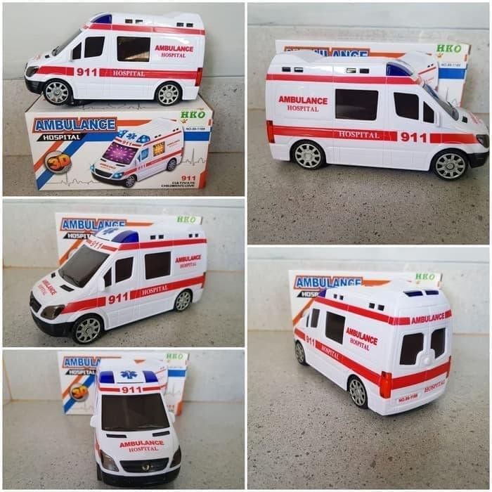 Leapfrog - Mainan Mobil Ambulance Bump Go Baterai Ambulan Car Batre Anak Edukatif
