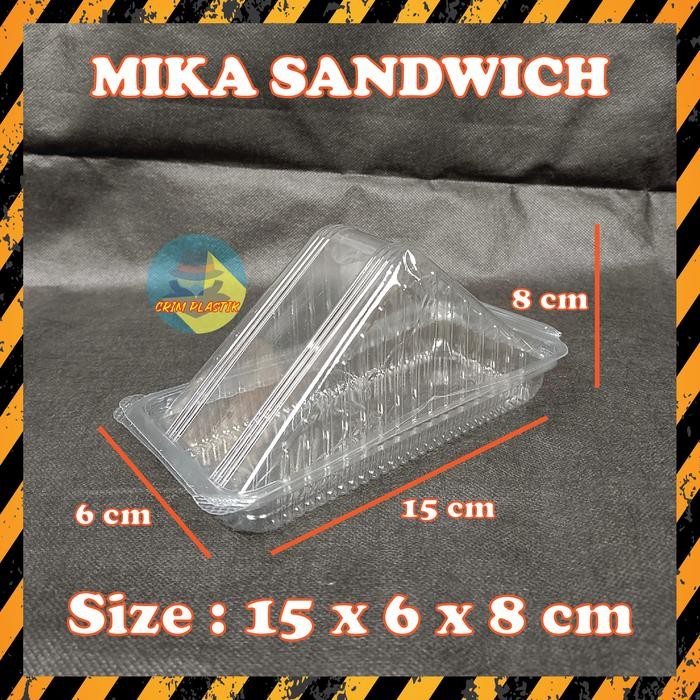 JT Mika Sandwich Segitiga Mika Sando Buah Mika Sandwich Buah