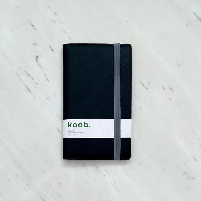 

tersedia koob a613d softcover notebook a6+ - buku tulis bergaris rulled detachable