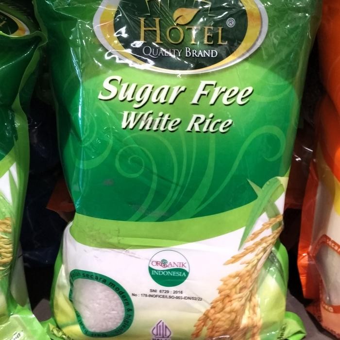 

New Hotel Sugar Free White Rice 2kg Beras Diabetes & Diet Ready