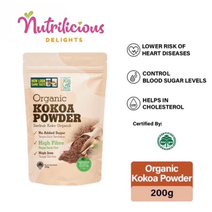 

Sale terbaru Organic Kokoa Powder Radiant 200 Gram Bubuk Coklat Cocoa Organik Ready