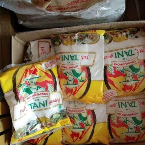 

Barang Terlaris Sagu Tani cap Pak Tani Gunung dus 10kg tepung tapioka Ready