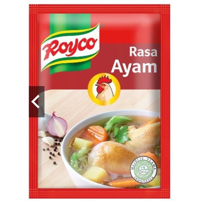 

(Allthebest) ROYCO BUMBU PENYEDAP MAKANAN RASA KALDU AYAM SAPI 100 GRAM