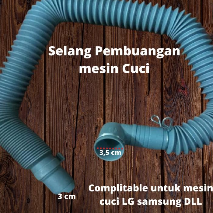 Selang Pembuangan Air Mesin Cuci LG Otomatis Flexibel Drain Hose