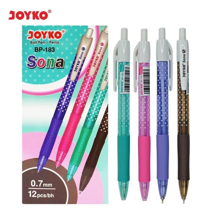 

ID BALL PEN PULPEN PENA JOYKO BP-183 SONA 0.7 MM 1 BOX 12 PCS