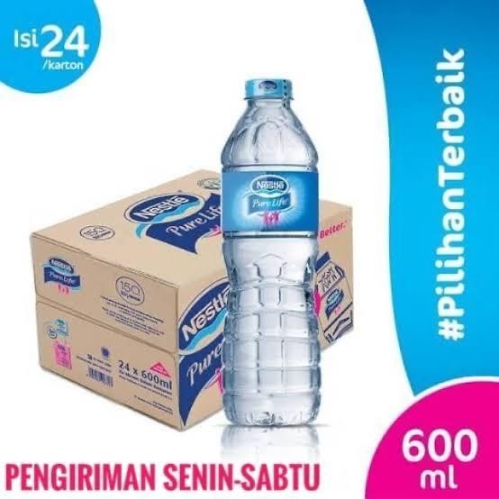 

NESTLE PURE LIFE AIR MINERAL 600 ML BOTOL 1 DUS
