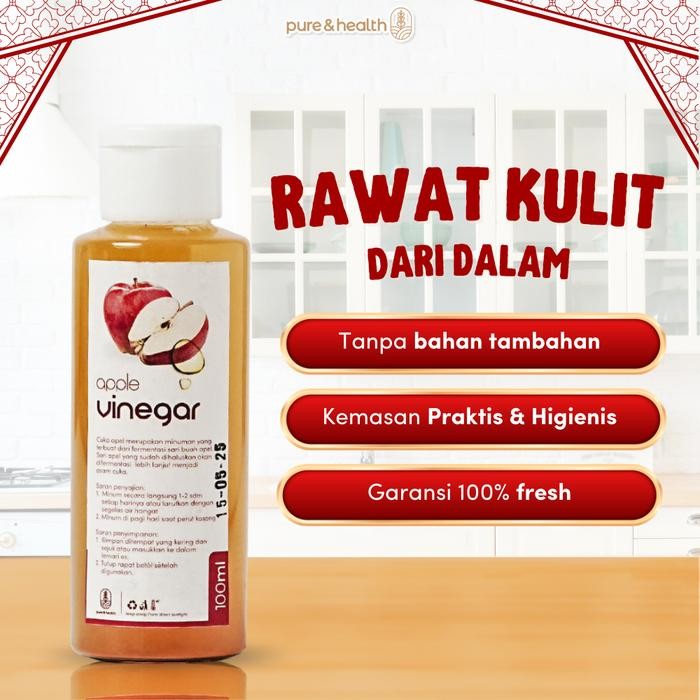 

CUKA APEL 100 ML - APPLE VINEGAR ASLI BANTU RAWAT KULITMU DARI DALAM