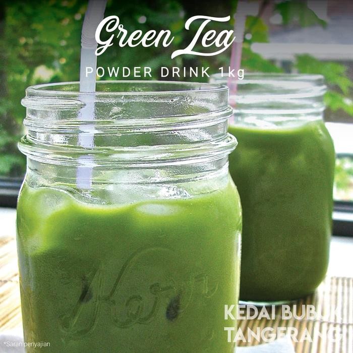 

JAVALAND BUBUK MINUMAN RASA GREEN TEA 1 KG REGULER COCOK UNTUK MINUMAN DINGIN & ICE BLEND HALAL