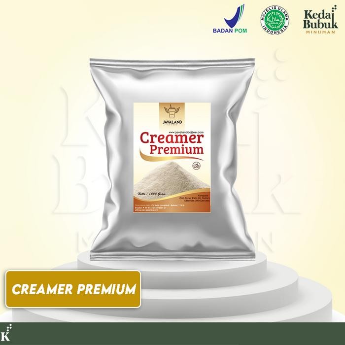 

BUBUK CREAMER PREMIUM 1 KG BUBUK MINUMAN JAVALAND NON DAIRY / SUSU