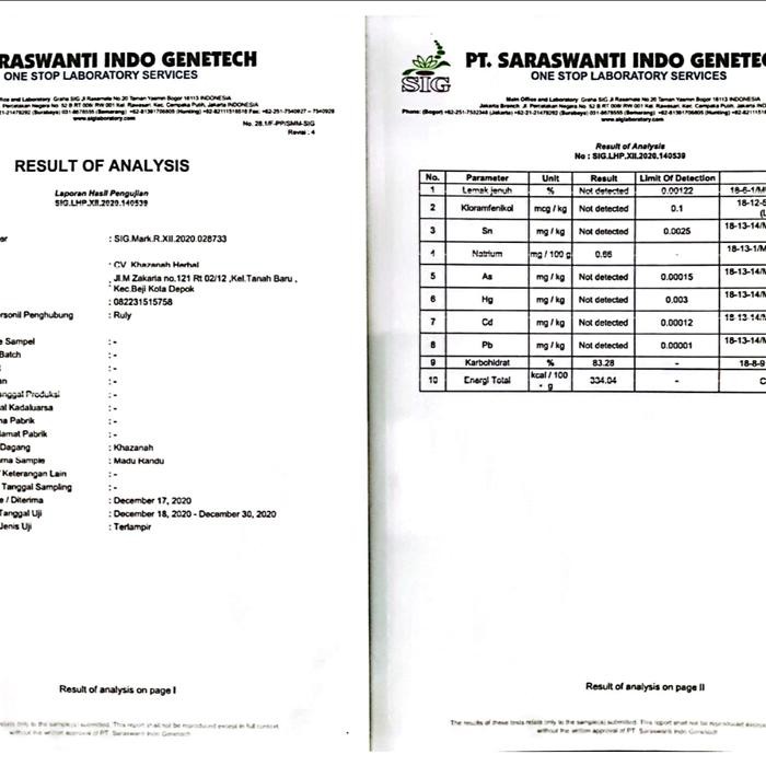 

MADU RANDU CURAH ISI BERSIH 1KG