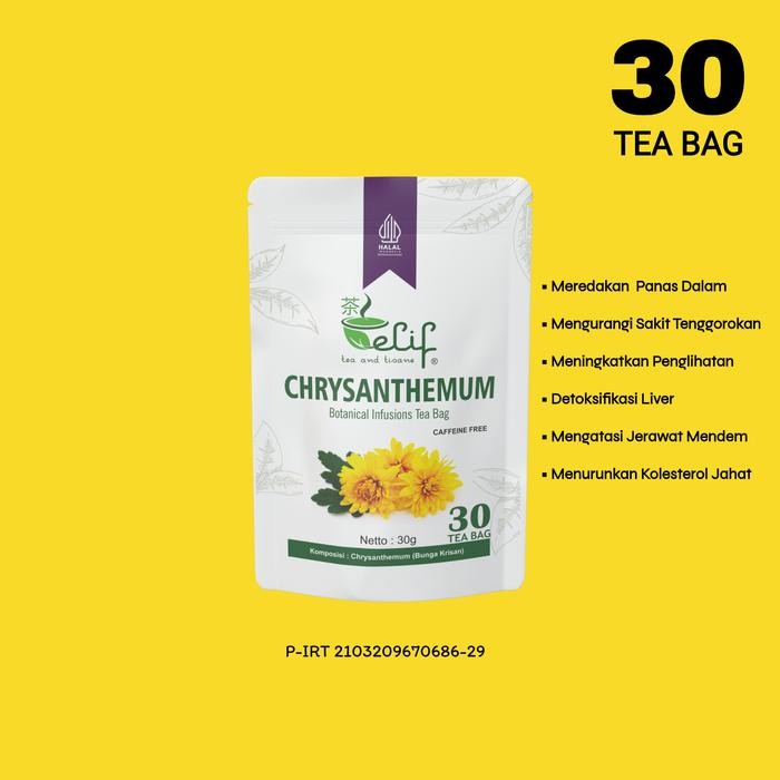 

CHRYSANTHEMUM TEA : TEH BUNGA KRISAN ISI 30 TEA BAG