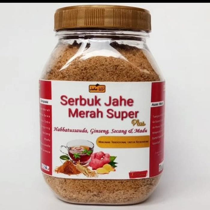 

SERBUK JAHE MERAH SUPER PLUS - SERBUK JAHE MERAH INSTAN