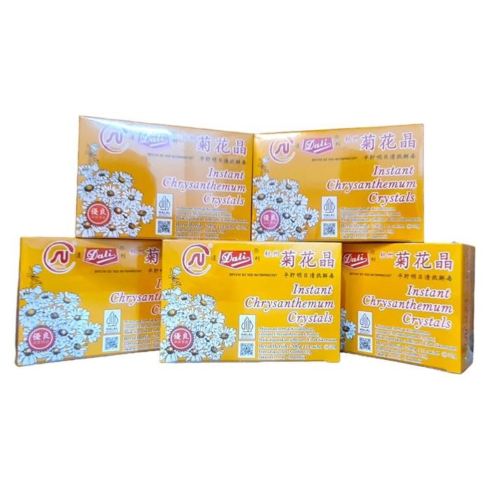 

TEH KEMBANG CHRYSANTEMUM CRYSTALS DALI 20GR ISI 10 SACHET