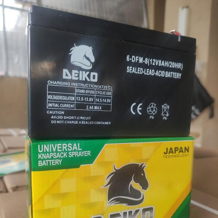 Original Aki Sprayer Elektrik 12V 8Ah