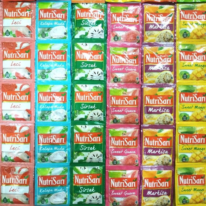 

[VARIAN BUAH] NUTRISARI MINUMAN INSTANT BUBUK ISI 10 SACHET