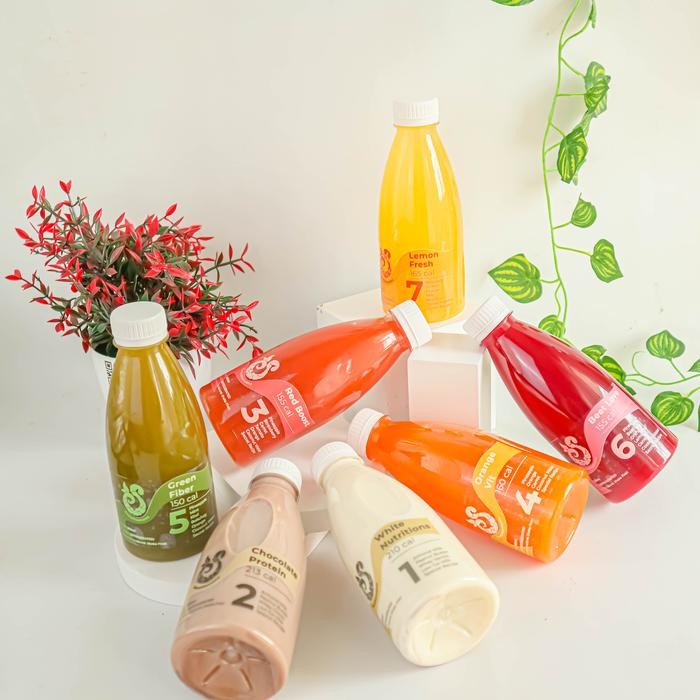 

PAKET DETOX JUICE COLD PRESSED LARGE MEDIUM SUPER INTENSE SMOOTHIEMAMA