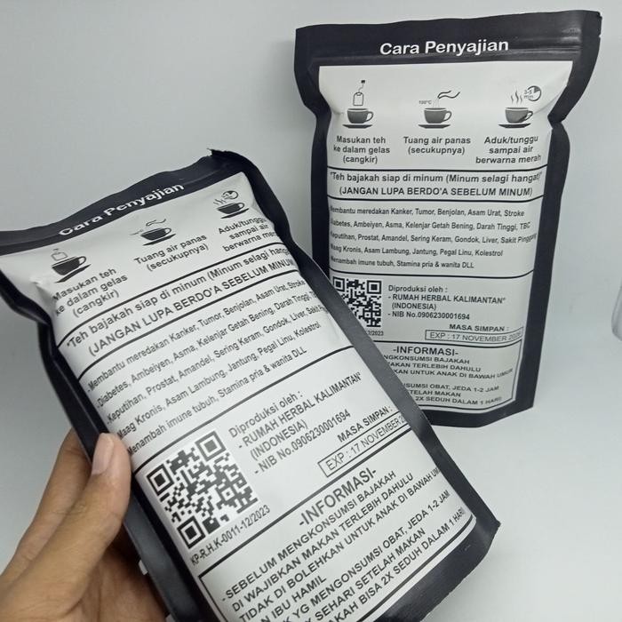 

TEH HERBAL AKAR BAJAKAH KALIMANTAN ASLI TEH CELUP BAJAKA 30 TEA BAG