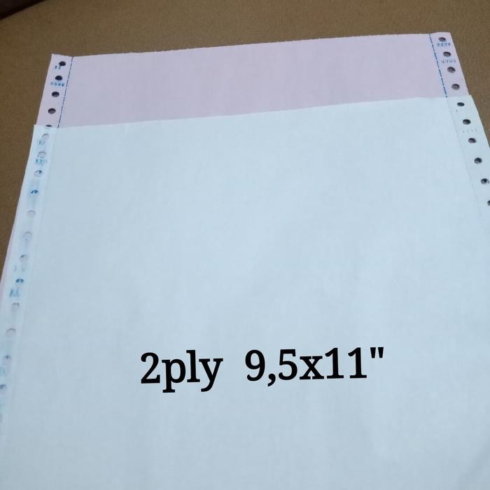 

Kertas Komputer Continuous Form 2Ply Cf 9.5X11" Berkualitas