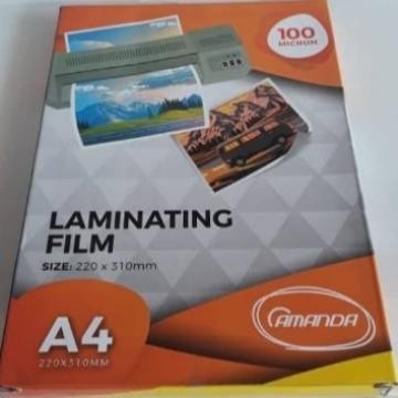 

Plastik Laminating A4 100 Micron - Amanda
