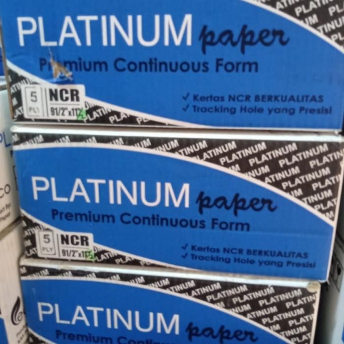 

Kertas Continuous Form Platinum 5 Ply (Polos / Prs)