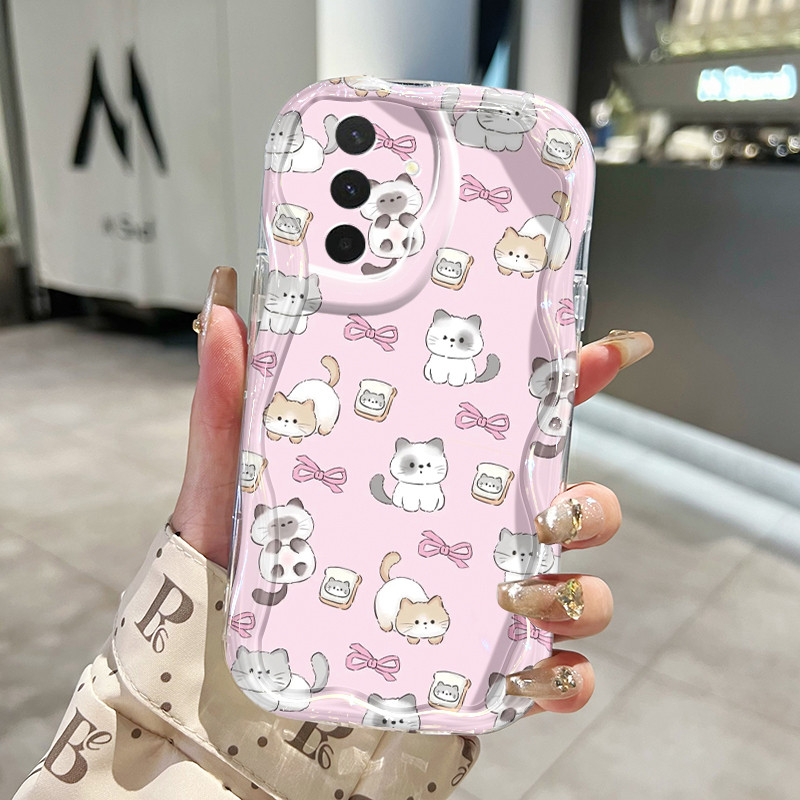Casing Hp Untuk Samsung Galaxy A26 5G A36 5G A56 5G Case Kucing mode Kasing Silikon Softcase Bezel C