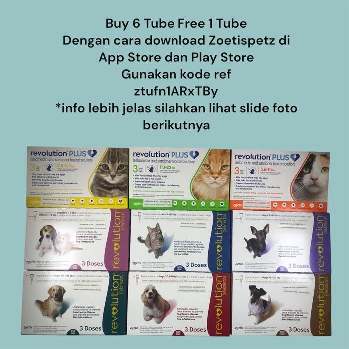 Revolution Obat Kutu Kucing/Revolution Obat Kutu Anjing