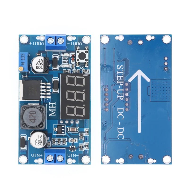 IMPORT DC-DC XL6009 DIGITAL BOOST STEP UP POWER SUPPLY MODULE ADJUSTABLE 4.5-32V TO 5-52V STEP-UP