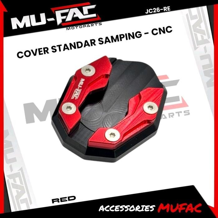 Tapak kaki standar samping cnc sepatu standar samping variasi mufac full cnc Cover STANDAR SAMPING