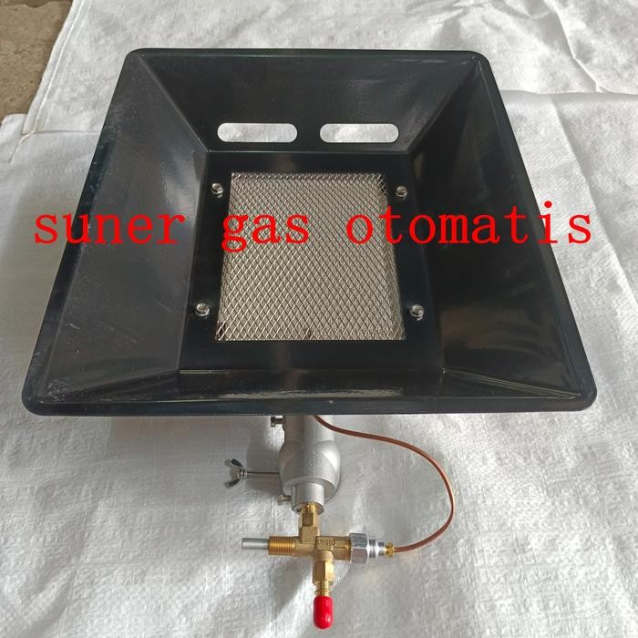 suner gas otomatis mirip gasolec heater pemanas kandang ternak ayam