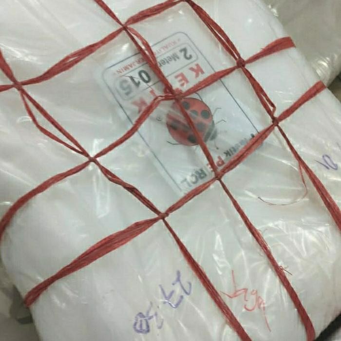 

Plastik PE Roll 200 cm tebal 0,15 mikron