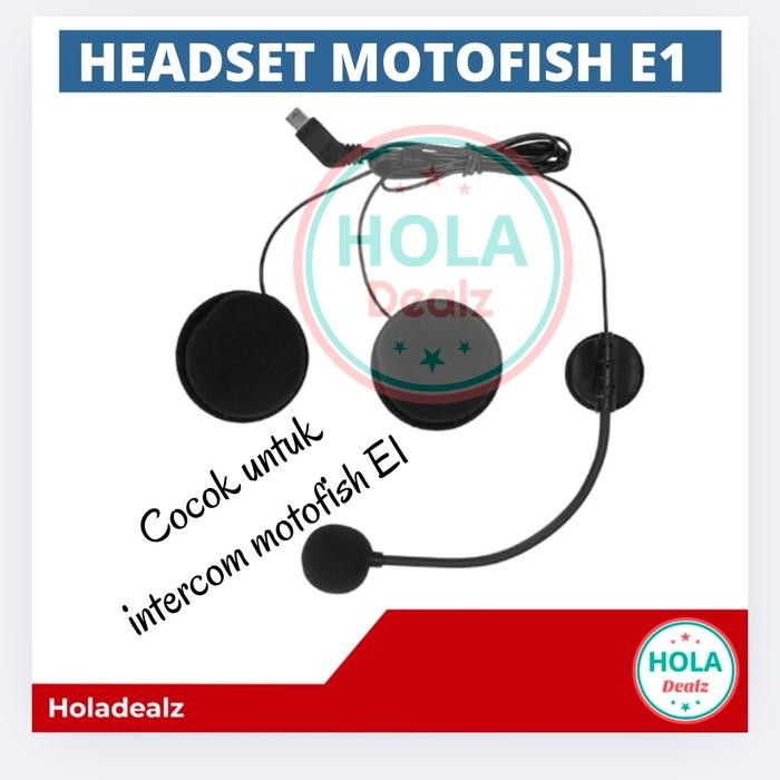 PART HEADSET INTERCOM MOTOFISH E1 SPEAKER INTERCOM MOTOFISH E1 HEADSET HELM