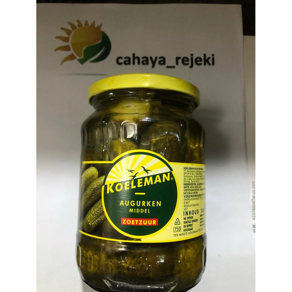 Koeleman Gerkin Acar Timun 720Ml / Gherkins