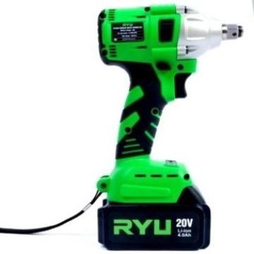 Paling Baik Ryu Cordless Impact Wrench Rcw 20 V Mesin Bor Impact Ryu
