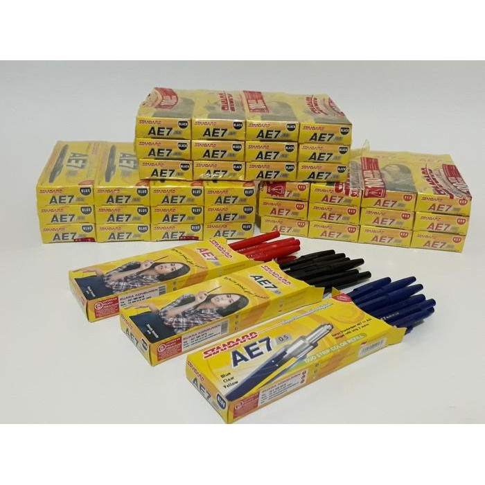 

ID PEN / PULPEN AE7 STANDARD 0.5 12 PCS