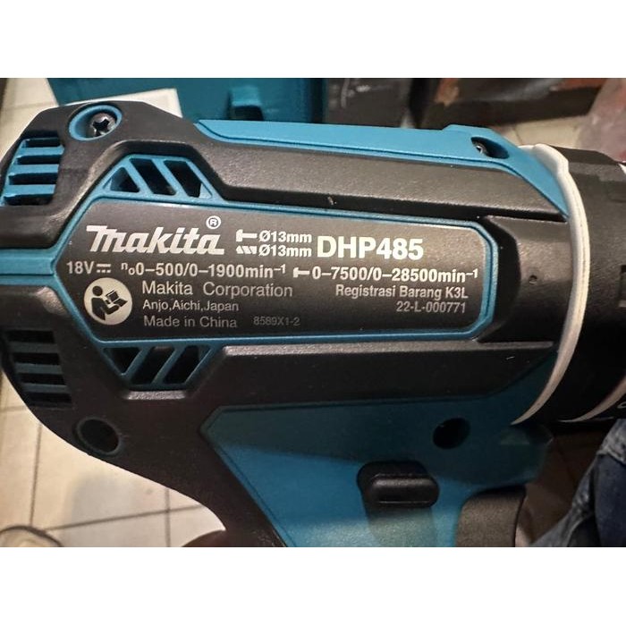 Promo Mesin Bor Baterai Makita Brushless Dhp485F001