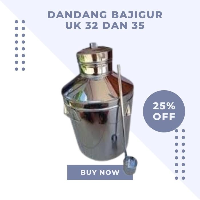 

DANDANG/PANCI BAJIGUR/BANDREK JAHE/SUSU JAHE STAINLESS STEEL