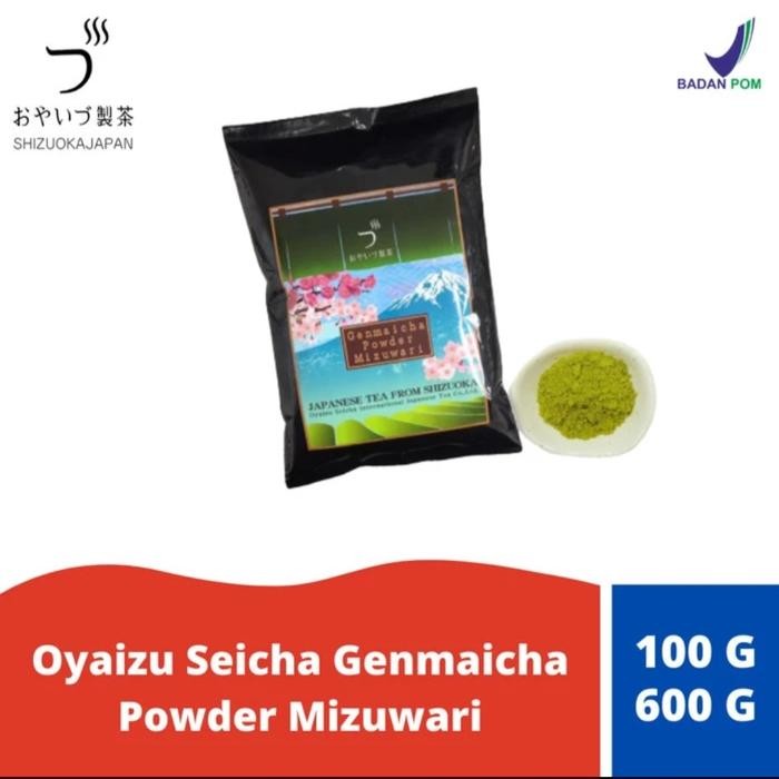 

Oyaizu Seicha Genmaicha Powder Mizuwari (Teh bubuk Jepang) -600 gram