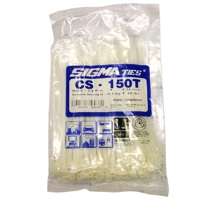 

ID KABEL TIES SIGMA CS 150T 15CM 3,6MM PUTIH