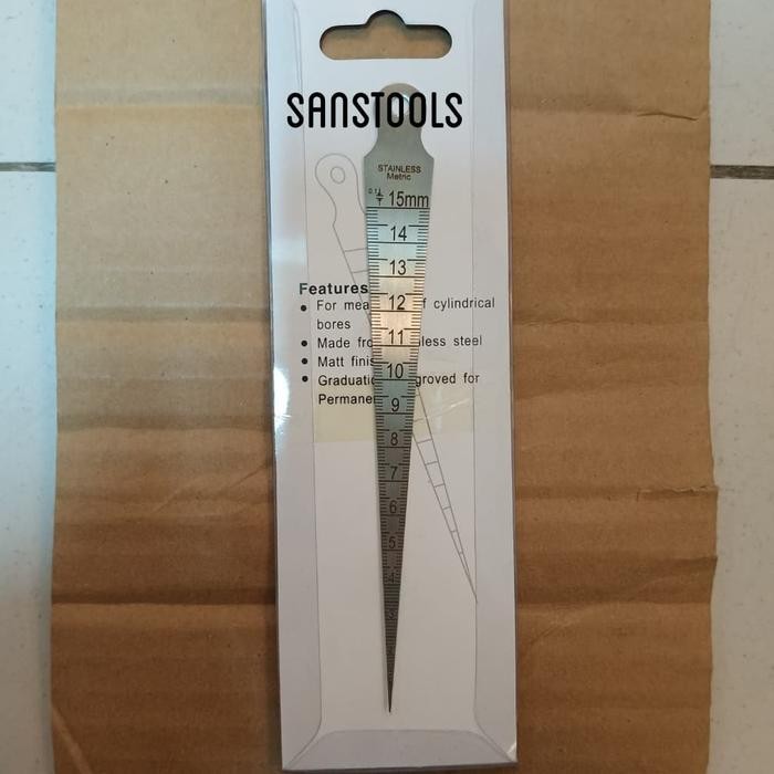 

ID BORE TAPER GAUGE BOR TAPPER GAGE 15MM MISTAR PENGGARIS LANCIP MURAH
