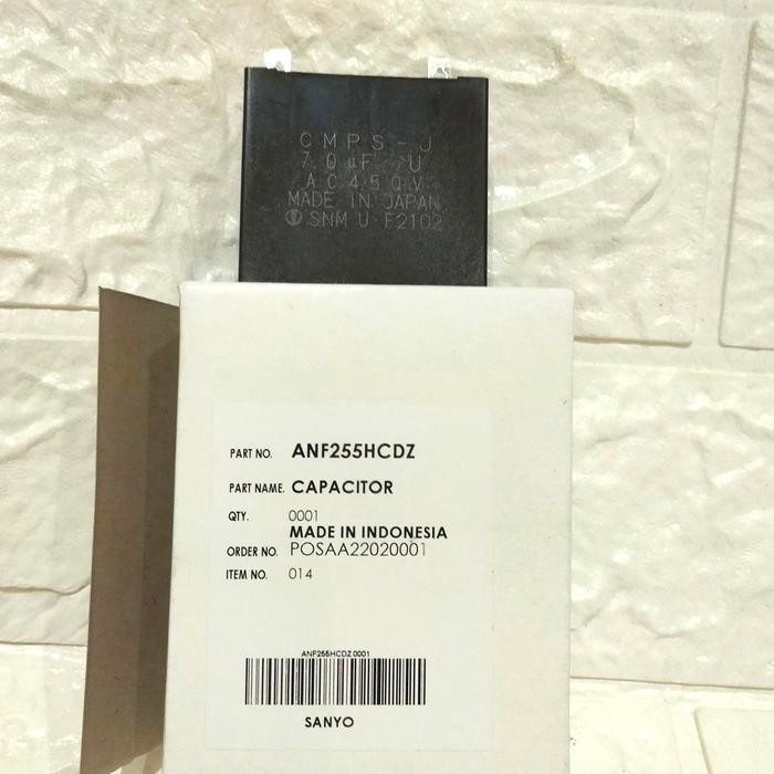 CAPACITOR 7UF/ MIKRO UNTUK POMPA AIR SANYO TYPE PD-H250B/PD-H200B ORI